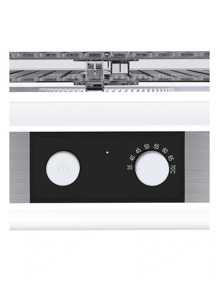Spector 5-Tray Stainless Steel Food Dehydrator Fruit Jerky White image 4