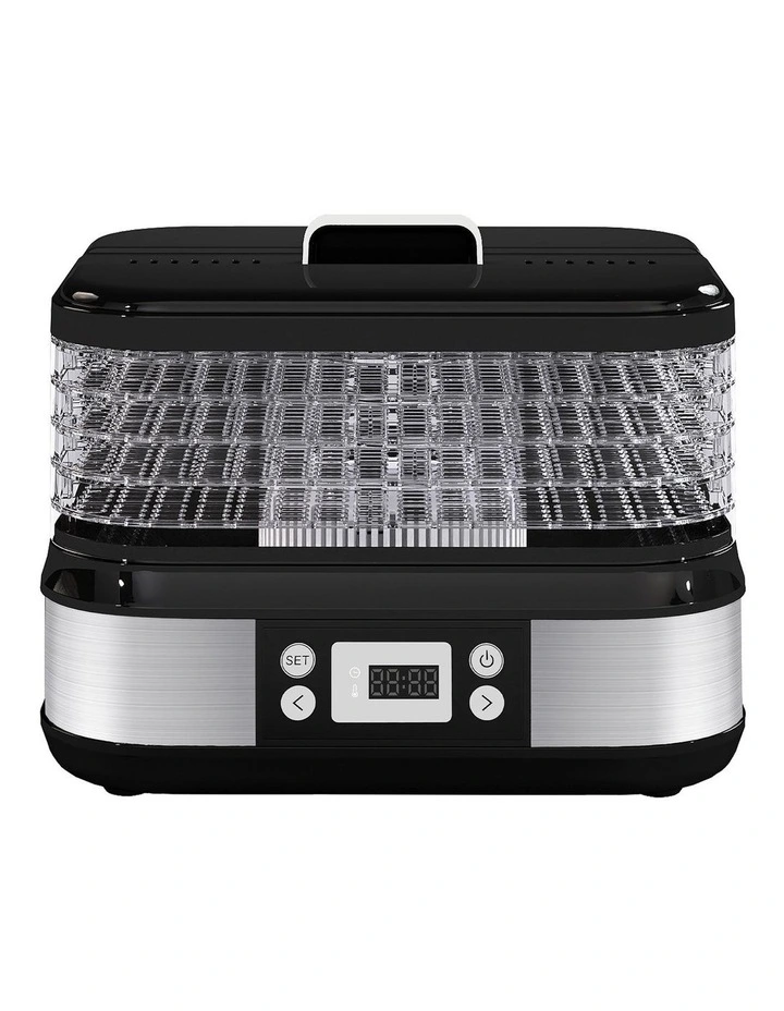 Spector 5-Tray Stainless Steel Food Dehydrator Fruit Jerky Black image 2