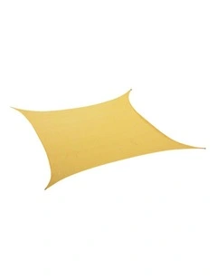 Mountview Rectangle Sun Shade Sail Outdoor Canopy Sand 5x3m