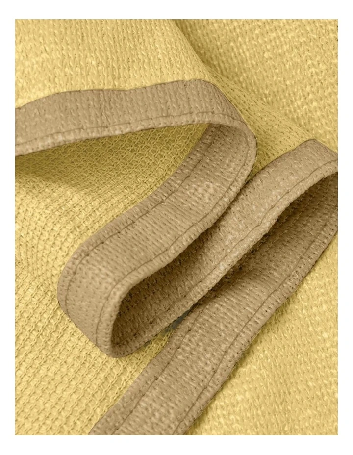 Mountview Rectangle Sun Shade Sail Outdoor Canopy Sand 5x3m image 6