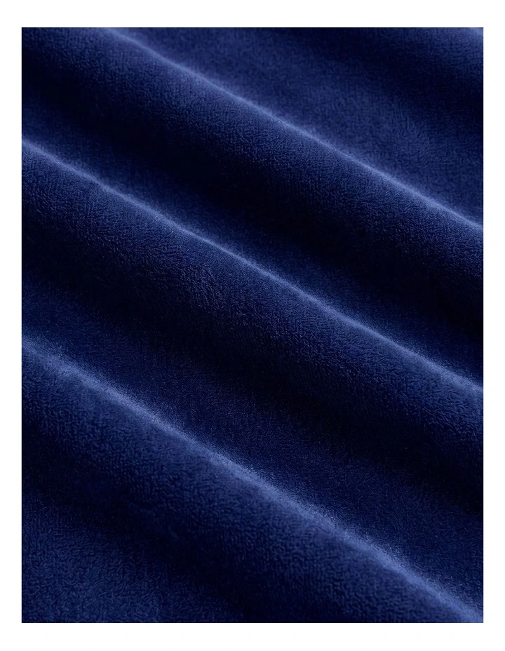 Marlow Blackout Curtains 2 Panels Velvet Room Darkening Eyelet Curtains Blue image 6
