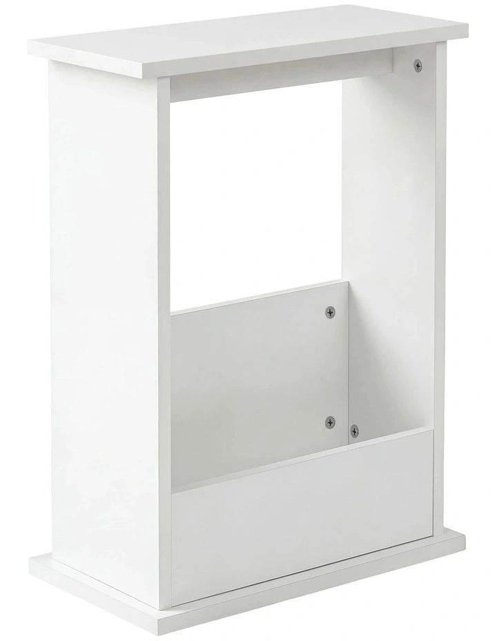Levede Narrow End Table Modern Office Side Table Magazine Rack Bedside Storage image 1