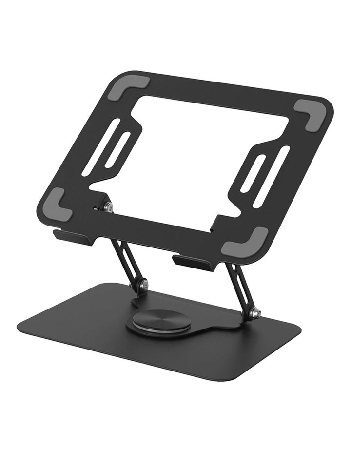 Levede Portable Laptop Stand 360 Rotating Bracket Foldable Laptop Desk Holder image 1