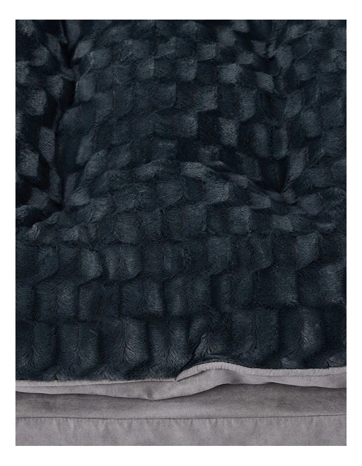 Pawz Dog Calming Bed Warm Soft Plush Memory Foam Dark Grey S image 5