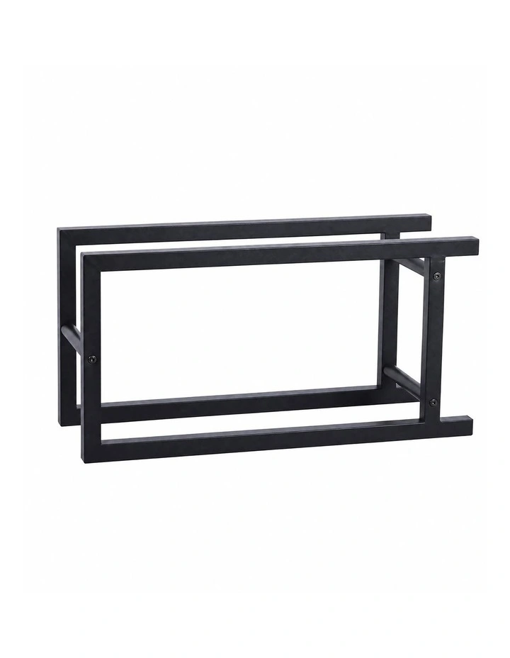 Levede Firewood Rack Metal Outdoor Storage Log Holder Fireplace 30 x 22 x 59cm image 6