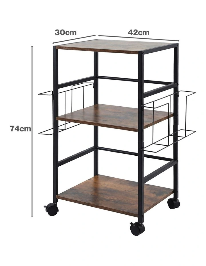 Levede Record Player Stand with Storage Vinyl Record Holder with Display Area image 3