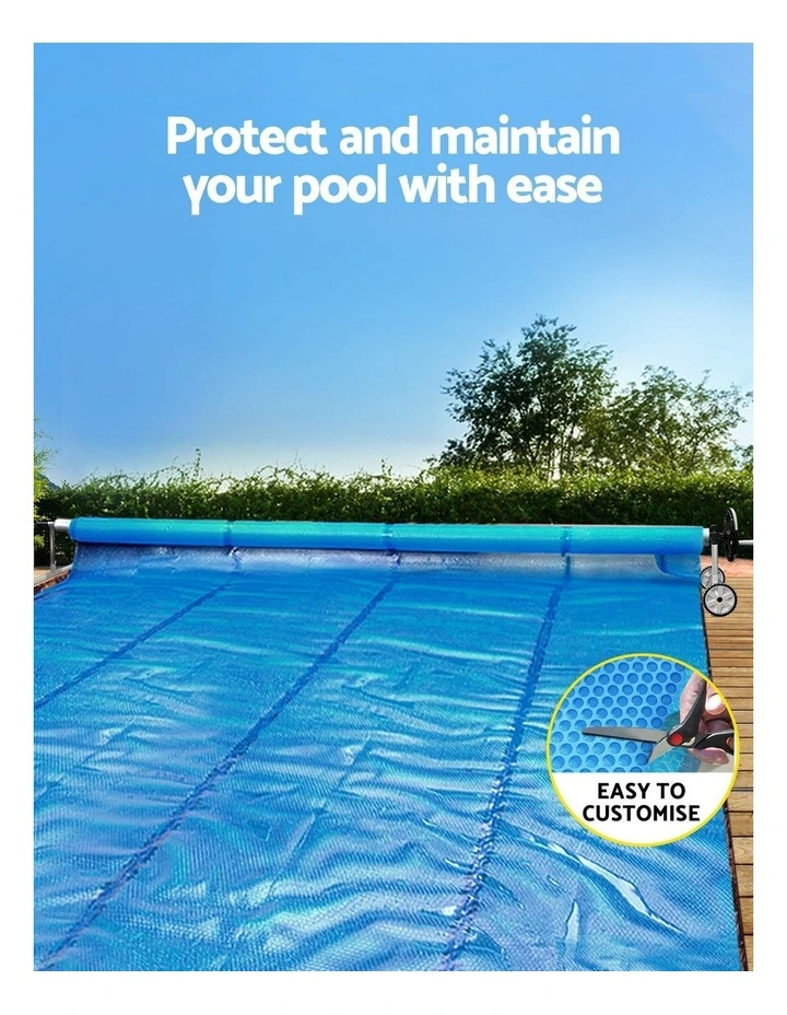 Aqua Buddy Pool Cover 600 Micron Solar Heat Blanket LDPE 10.5x4.2m w/ 5.55m Roller image 6