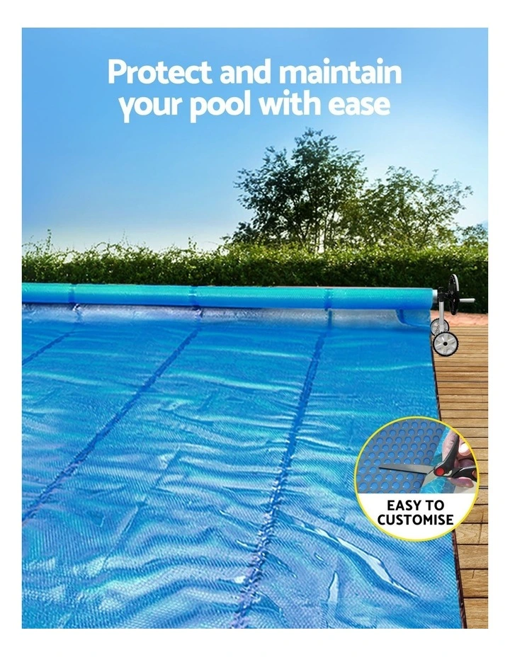 Aqua Buddy Pool Cover 600 Micron Heat Solar Blanket 9.5x5m w/ 5.55m Roller image 6