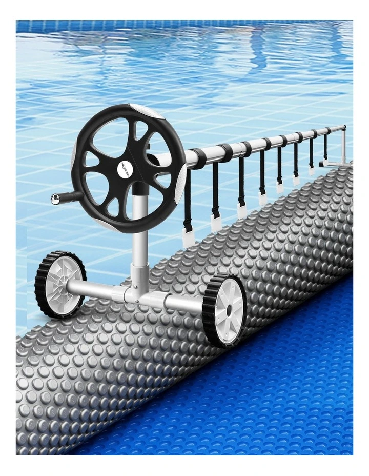 Aqua Buddy Pool Cover 600 Micron Solar Heat Blanket LDPE 8x4.2m w/ 5.55m Roller image 4
