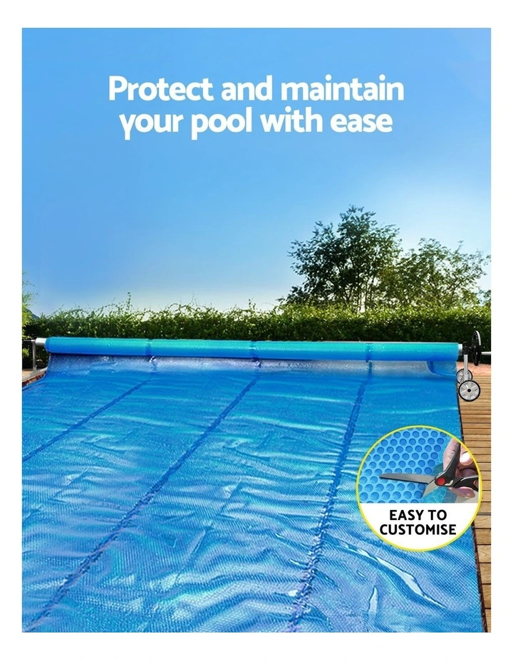Aqua Buddy Pool Cover 600 Micron Solar Heat Blanket LDPE 8x4.2m w/ 5.55m Roller image 6
