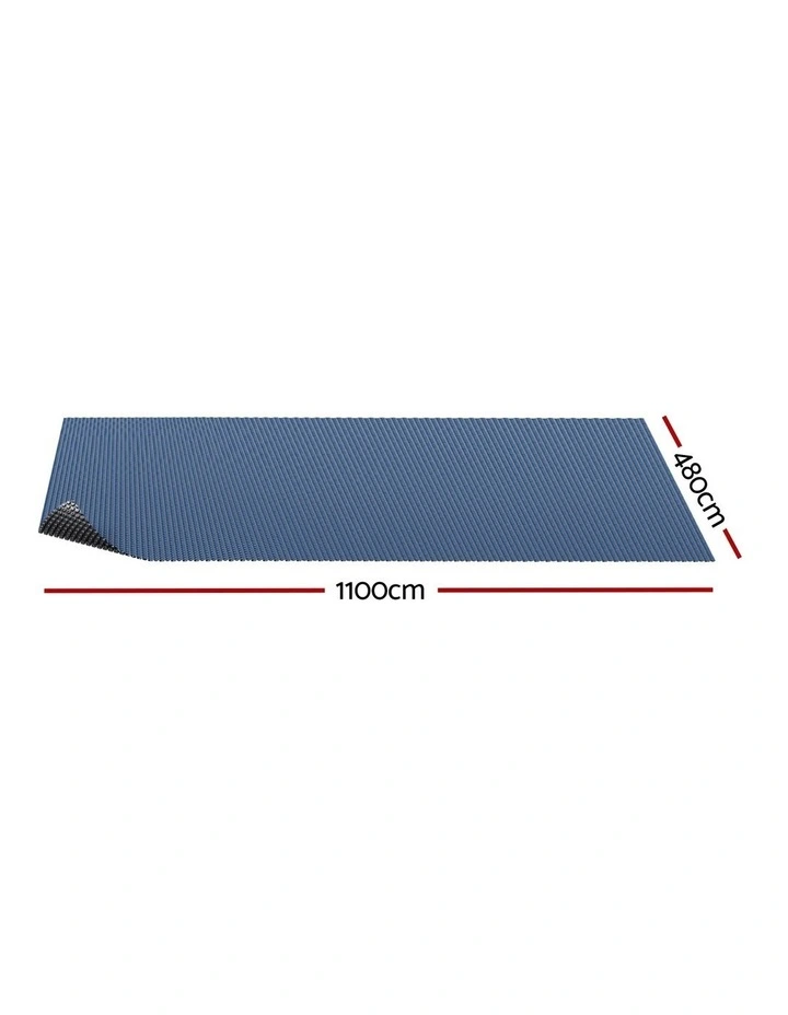 Aqua Buddy Pool Cover 600 Micron 11x4.8m Swimming Pool Solar Blanket Blue Black image 3