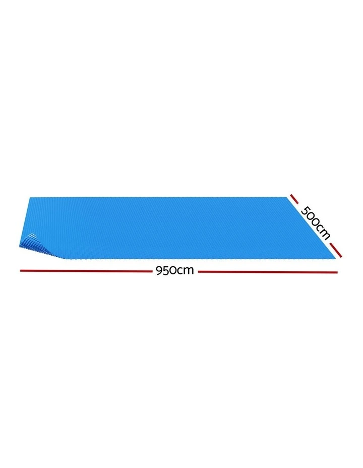 Aqua Buddy Pool Cover 600 Micron Bubble Heat Solar Blanket Shed Blue 9.5x5m image 3