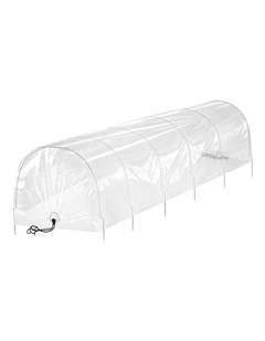 Green Fingers Mini Greenhouse 300x45x30cm Tunnel Clear PVC Steel Frame Portable