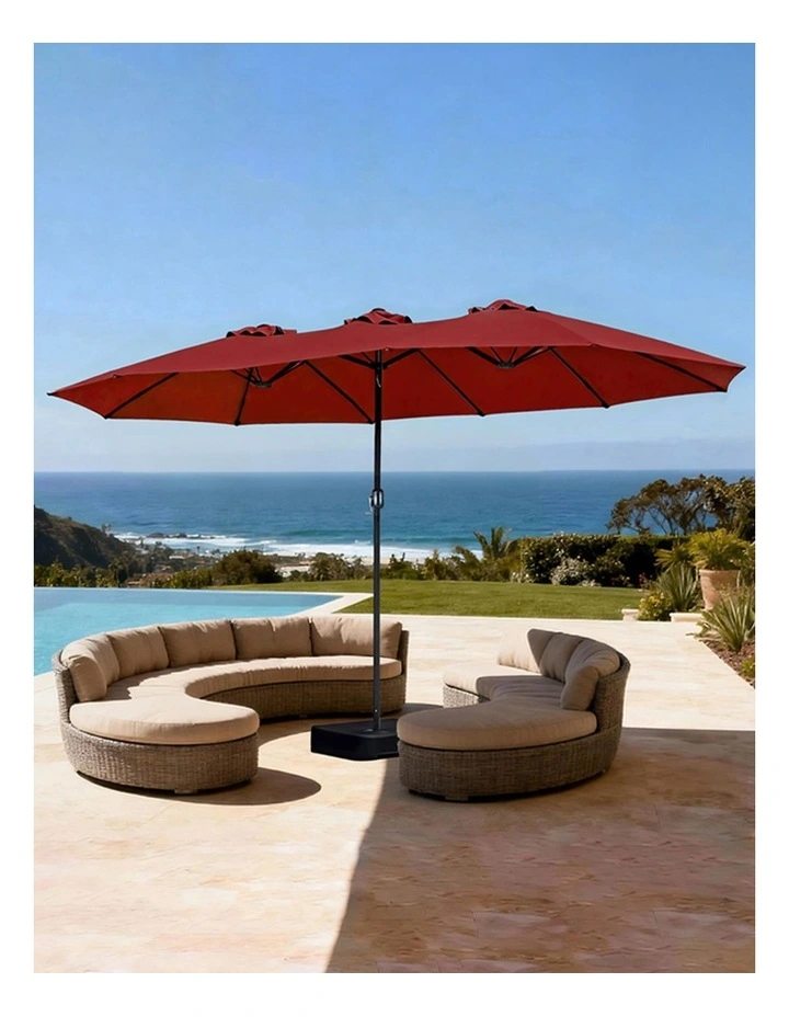 Mountview Large Double-Sided Patio Umbrella Outdoor Sunshade image 7