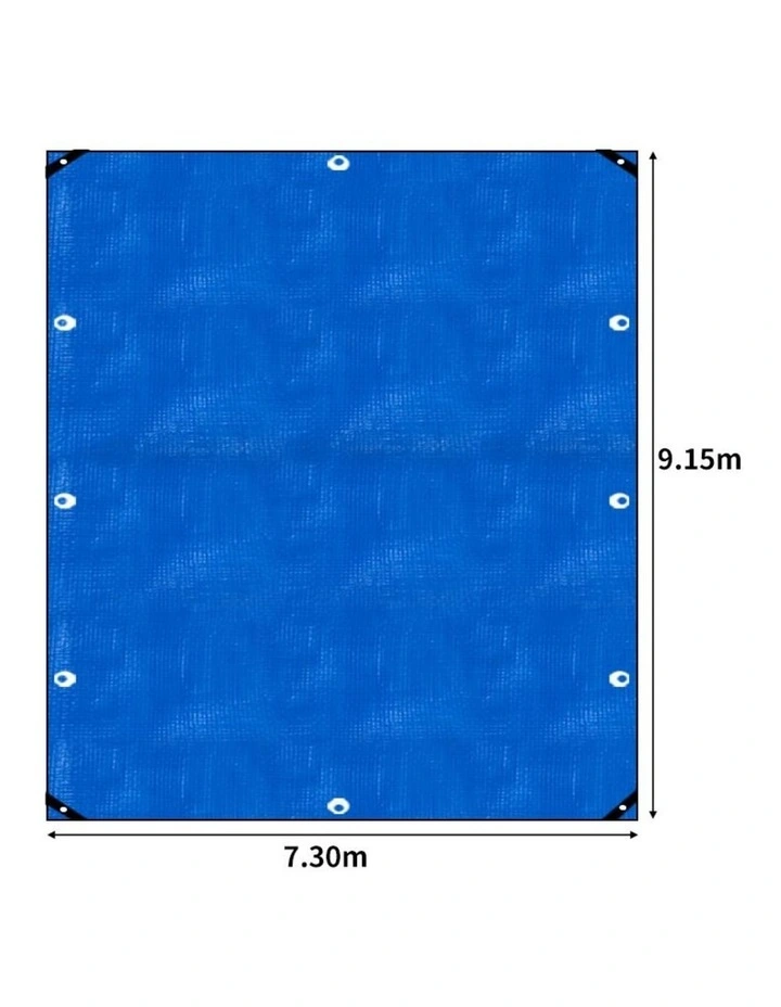 Manan Heavy Duty Tarp Tarpaulin 200GSM Waterproof Camping 7.3x9.15m image 3