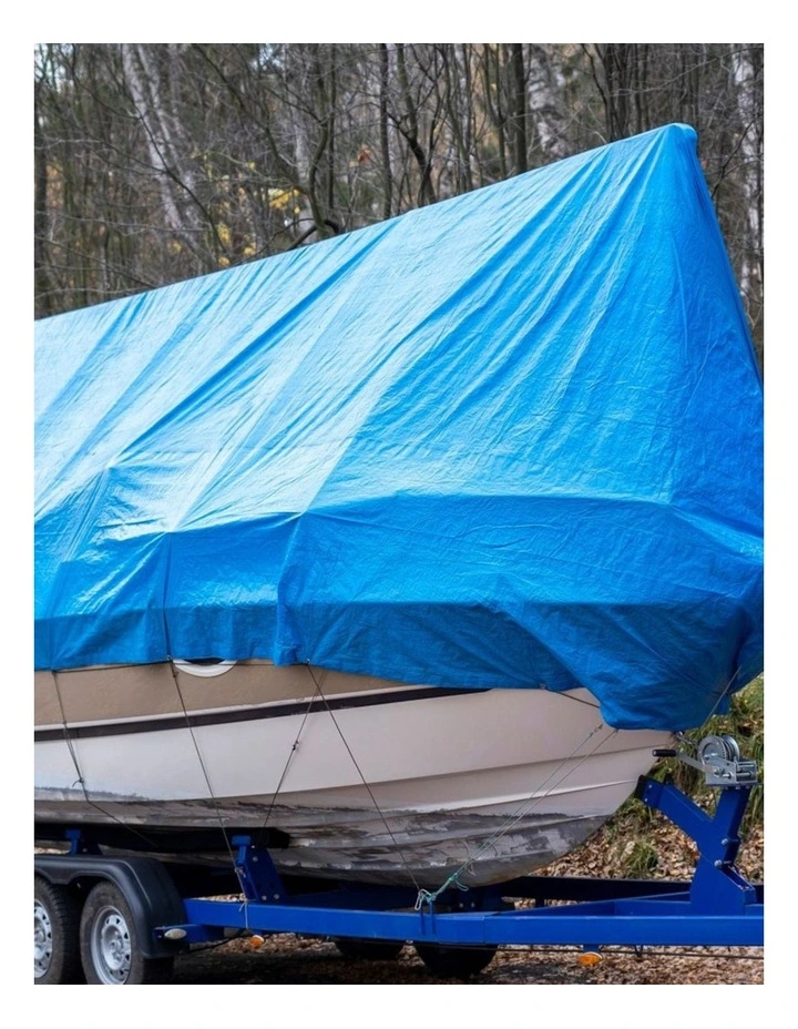 Manan Heavy Duty Tarp Tarpaulin 200GSM Waterproof Camping 7.3x9.15m image 7
