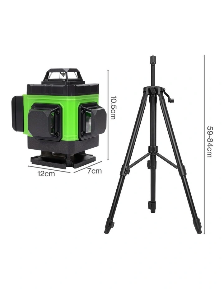 Traderight 16 Lines Green Laser Level Cross Measure Tool Tripod 360 Rotary image 3