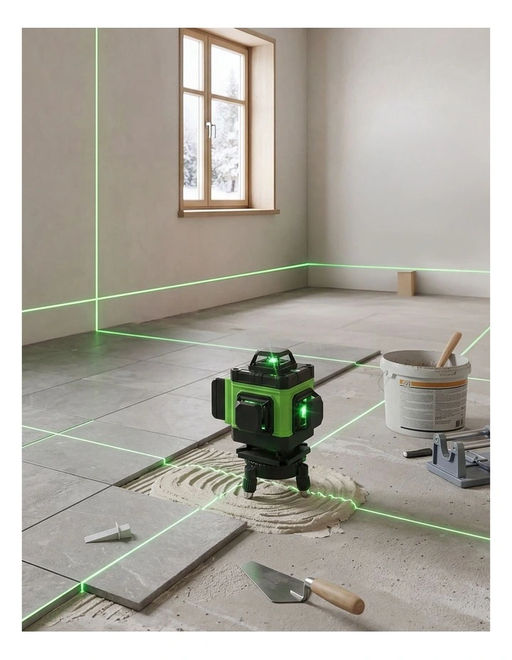 Traderight 16 Lines Green Laser Level Cross Measure Tool Tripod 360 Rotary image 7