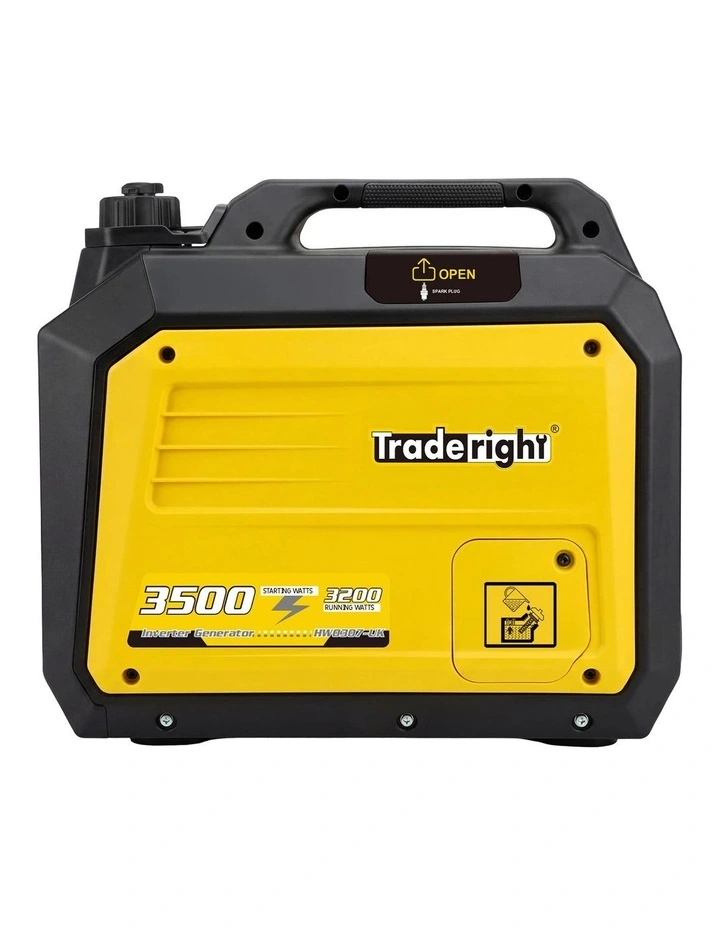 Traderight 3500W Petrol Inverter Generator Portable Silent Pure Sine Wave Power image 2
