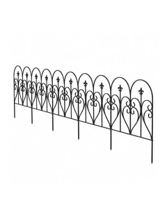 Mountview Decorative Garden Fence 5-Panel Animal Barrier Flower Edging Border