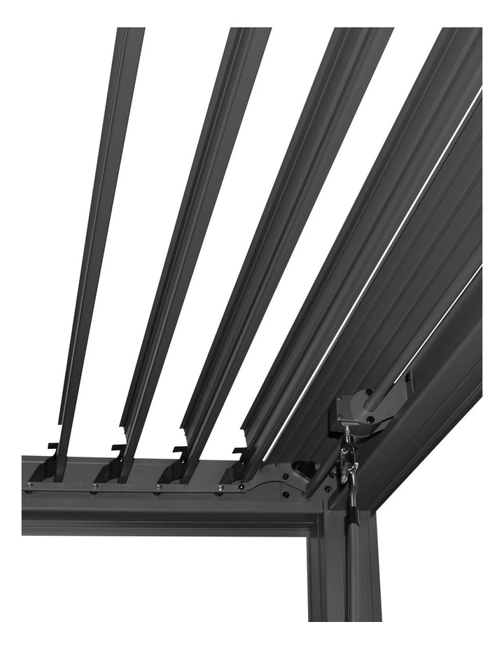 Yardtopia Elmont 3m x 5m Aluminium Pergola (Charcoal Grey) image 6