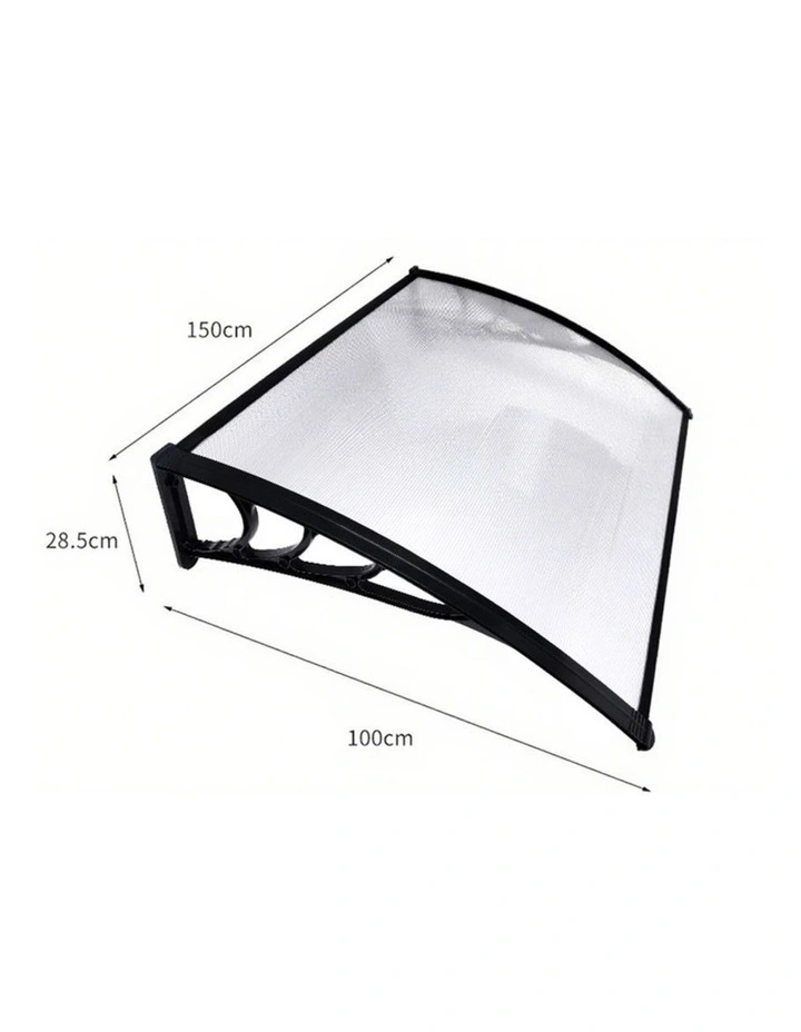 Mountview Window Door Awning Outdoor UV Rain Cover DIY 1x1.5m image 3
