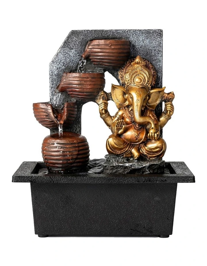 Spector Desktop Fountain LED Tabletop Zen Mini Water Fountain Office Living Room image 2