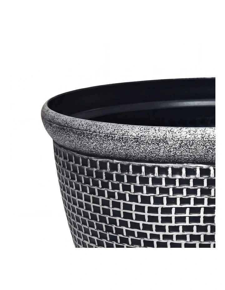 Toque Plastic Plant Pots 30cm Outdoor Garden Planter 2 Pcs With Drainage Holes image 4