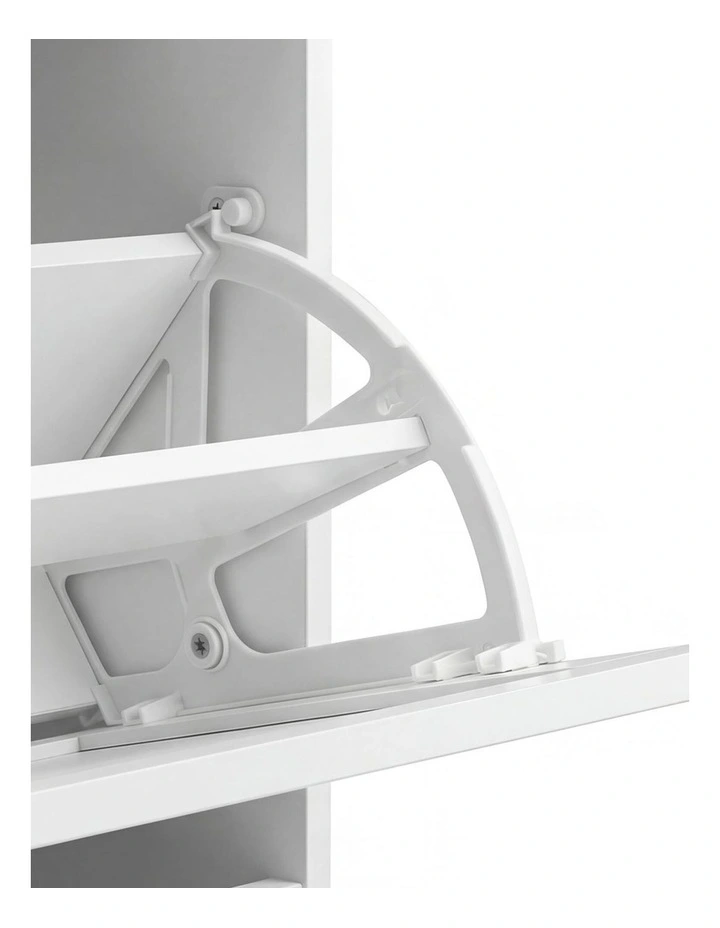 Levede Shoe Cabinet 3 Flip Drawers Adjustable Shelf Shoe Organiser Storage Rack image 6