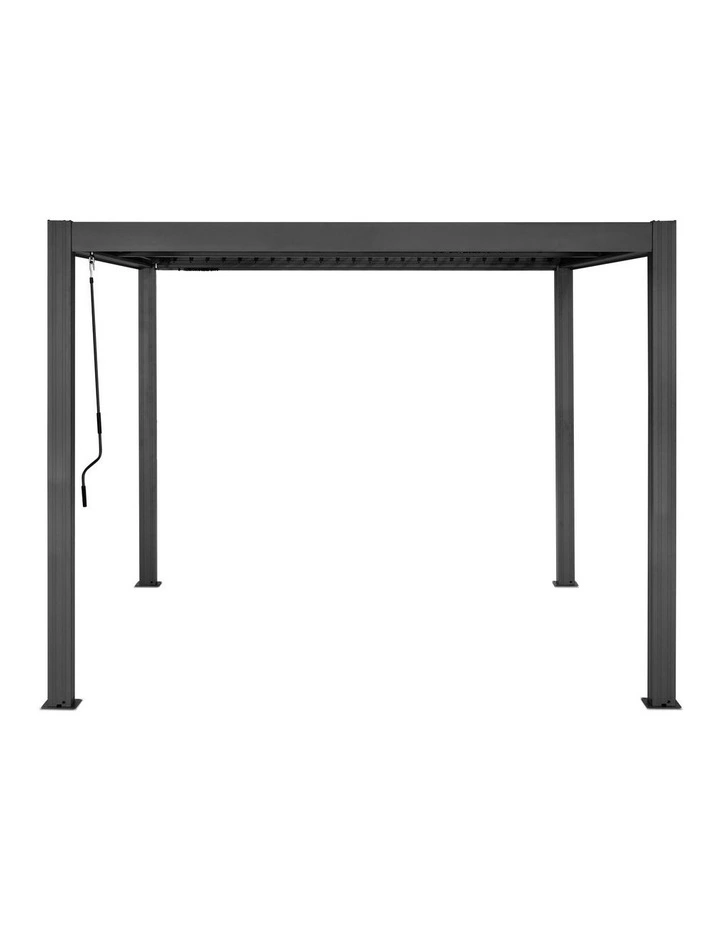Yardtopia Elmont 3m x 3m Aluminium Adjustable Louvre Pergola image 2