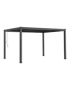 Yardtopia Elmont 3m x 4m Aluminium Adjustable Louvre Pergola