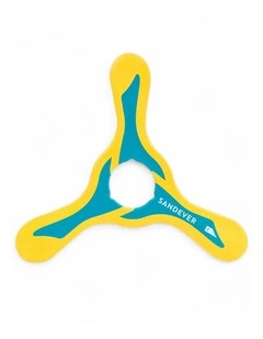 Decathlon | Right-Handed Tri-Blade Boomerang 15m Soft Foam Edge