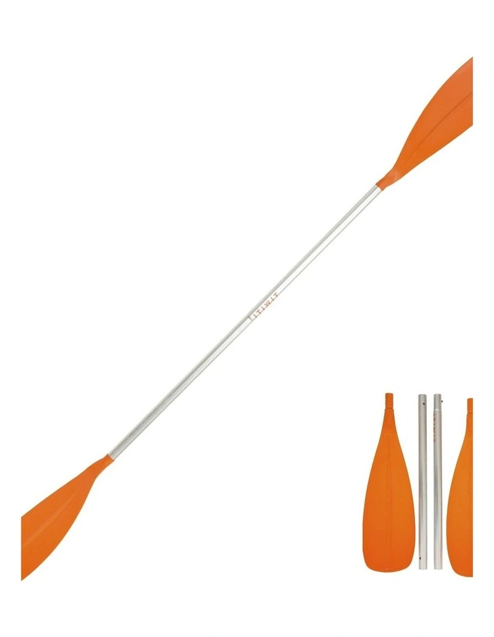 Decathlon | 100 FOUR-PIECE SPLIT KAYAK PADDLE ORANGE image 2
