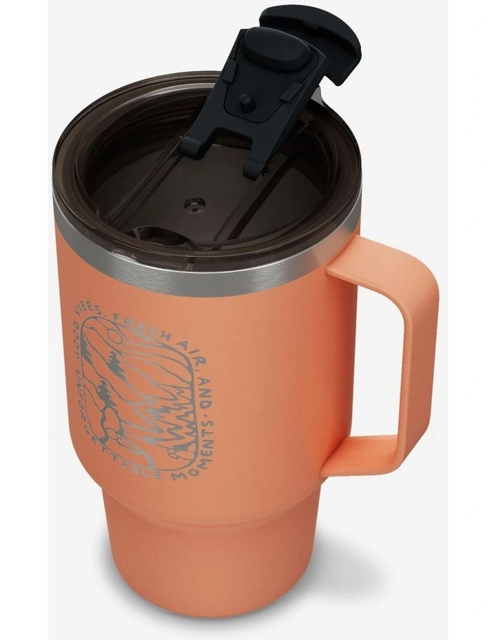 Decathlon | Quechua Insulated Stainless Steel Mug 900 0.5L Orange image 5