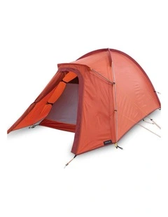 Trekking 3 Seasons Freestanding 2-Person dome - Tent Trek 100 - Orange