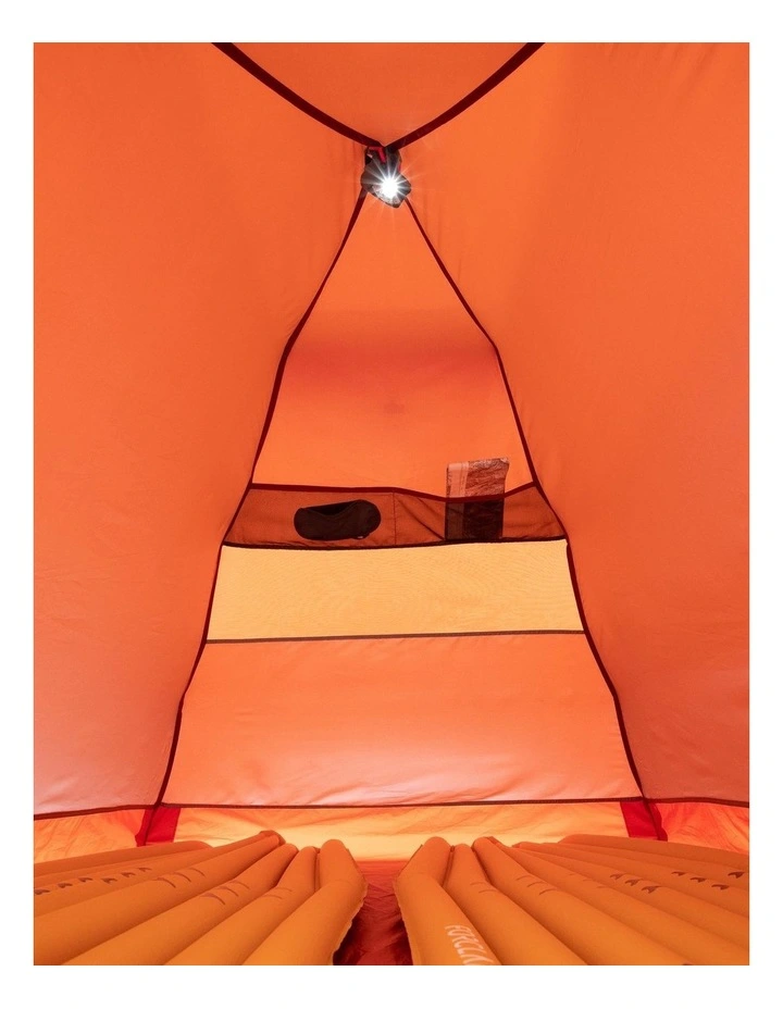 Trekking 3 Seasons Freestanding 2-Person dome - Tent Trek 100 - Orange image 7