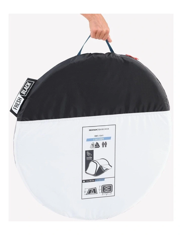 Decathlon | Camping tent 2 Seconds - 2-Person - Fresh&Black image 3