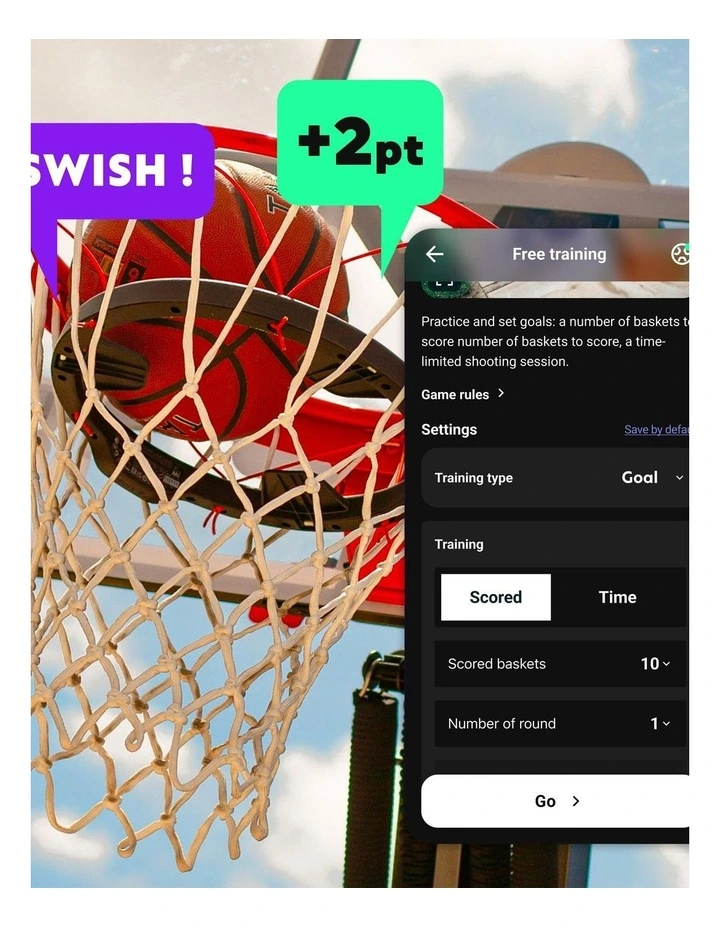 Decathlon | Smart Basketball Hoop with Mini-Games - Decathlon Basketball Play image 4