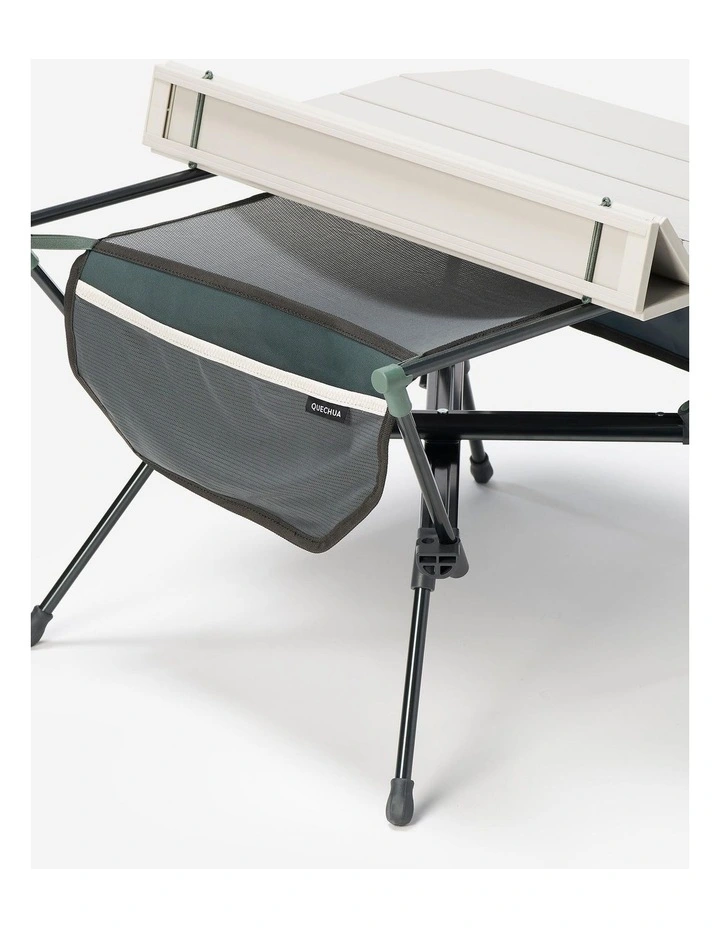 Decathlon | LOW TABLE -  COMPACT - FOR CAMPING - 500  - BEIGE - GREEN image 3