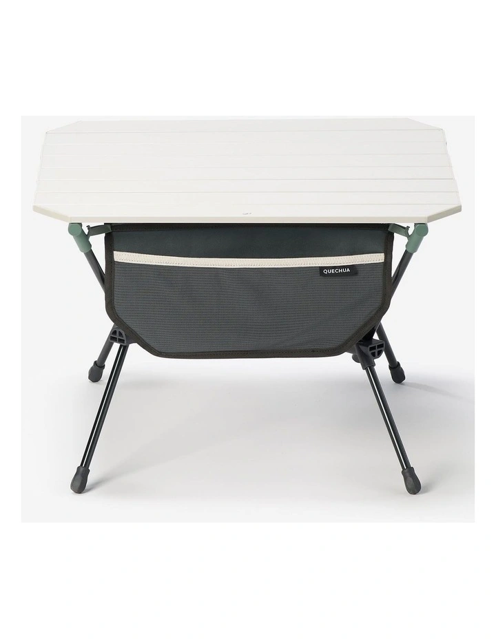 Decathlon | LOW TABLE -  COMPACT - FOR CAMPING - 500  - BEIGE - GREEN image 5