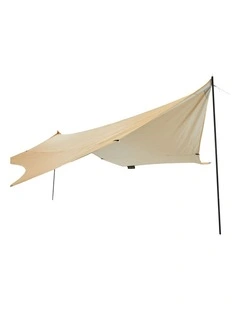 Decathlon | Quechua Multifunction Hexagon Camping Shelter Fresh XL Sand