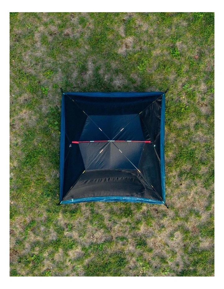Decathlon | 3-person camping tent, MH100 - Fresh & Black image 3