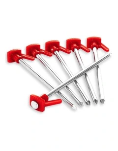 Decathlon | 6 TENT PEGS - HARD GROUND