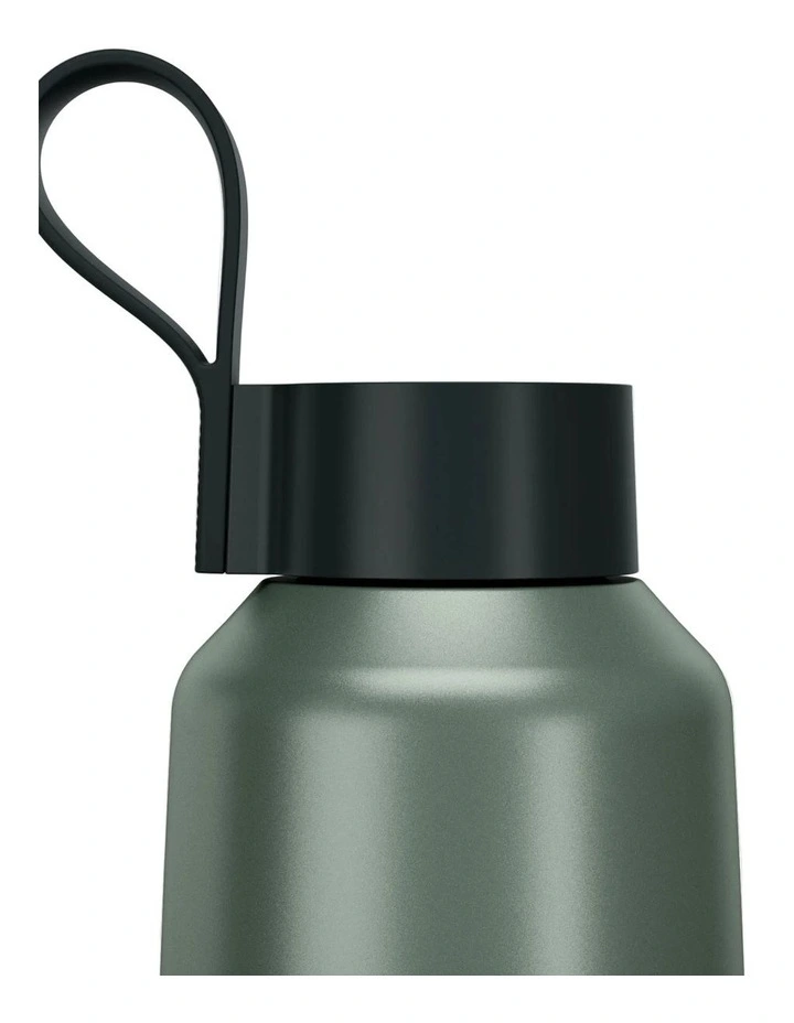 Decathlon | Stainless Steel Flask with Screw Cap for Hiking 100 1 L - Green image 3