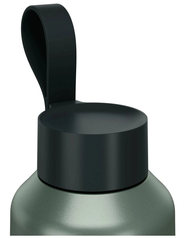 Decathlon | Stainless Steel Flask with Screw Cap for Hiking 100 1 L - Green image 6