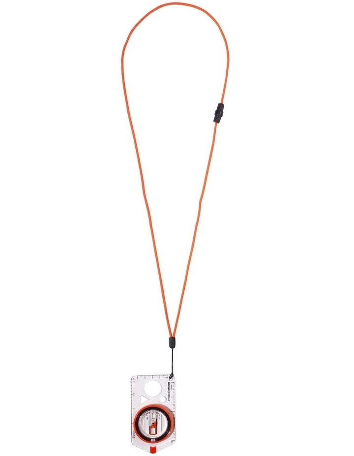 Decathlon | EXPLORER 500 BASEPLATE ORIENTEERING AND HIKING COMPASS - ORANGE image 2