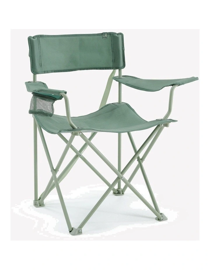 Decathlon | Comfortable folding camping chair, with armrests image 2