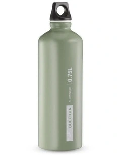 Decathlon | Aluminium Hiking Flask 100 with Screw Cap 0.75 Litre - Khaki