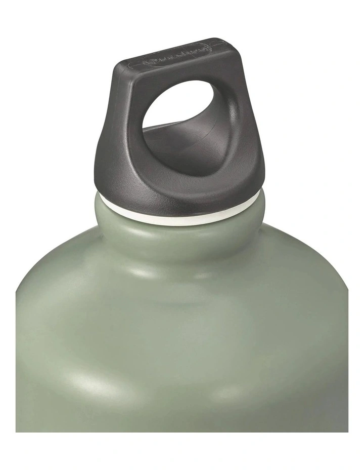 Decathlon | Aluminium Hiking Flask 100 with Screw Cap 0.75 Litre - Khaki image 4