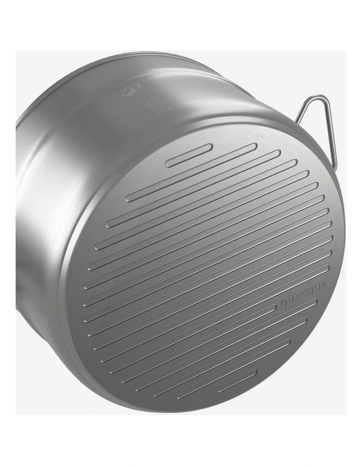 Decathlon | Stainless Steel Non-stick Camping Cookset 500 4 People 25 Items image 6